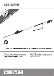Parkside PTHSA 20-Li A1 Originalbetriebsanleitung