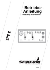 sewerin SPE 2 Betriebs-Anleitung