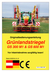 APV GS 600 M1 Original Bedienungsanleitung