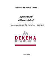 Dekema AUSTROMAT 654 press-i-dent Betriebsanleitung
