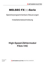 Mitsubishi Electric MELSEC FX2N-1HC Installationsbeschreibung