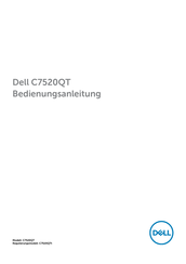 Dell C7520QT Bedienungsanleitung