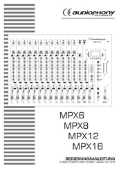 audiophony MPX8 Bedienungsanleitung