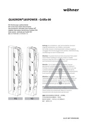 wohner QUADRON 185POWER Bedienungsanleitung