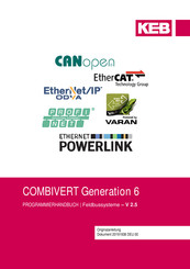 KEB COMBIVERT Generation 6 Programmierhandbuch