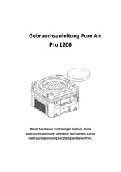 Itec Pure Air Pro 1200 Gebrauchsanleitung