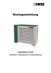 Herz commotherm 8 LW-A Montageanleitung