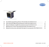 schmalz VS-V-W-D K 3C-D Kurzbedienungsanleitung