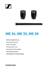 Sennheiser ME 36 Bedienungsanleitung