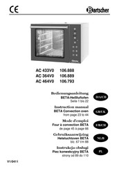 Bartscher AC 464V0 Bedienungsanleitung
