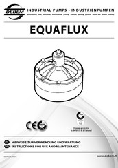 Debem EQUAFLUX 302 METAL Hinweise Zur Verwendung Und Wartung
