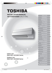 Toshiba RAS-16SKV series Bedienungsanleitung