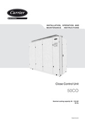 Carrier 50CO W100 Installations-, Betriebs- Und Wartungsanleitungen