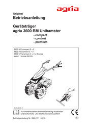 Agria 3600 BM Unihamster compact Betriebsanleitung
