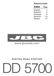 jbc DD 5700 Handbuch