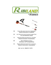 Ribimex Ribiland PR4EN1T Bedienungs- Und Wartungsanleitung