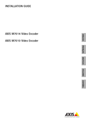Axis M7014 Installationsanleitung