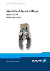 SCHUNK DWG 54 Betriebs - Und Montageanweisung