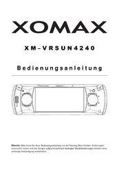 Xomax XM-VRSUN4240 Bedienungsanleitung