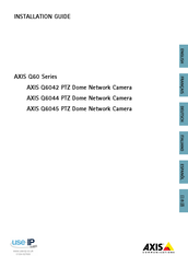 Axis Q6042 Installationsanleitung