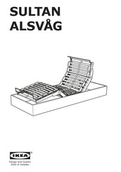 IKEA SULTAN ALSVÅG Bedienungsanleitung