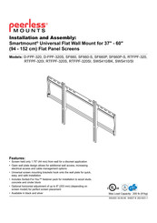 PEERLESS SWS410/BK Installation Und Montage