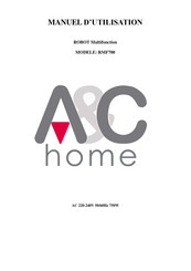 A&C home RMF700 Anleitung