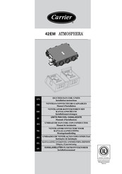 Carrier Atmosphera 42EM Series Installationsanweisungen