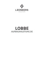 Leenders LOBBE Aufbauanleitung