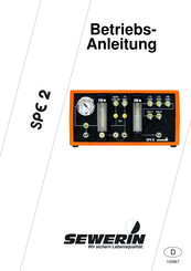 sewerin SPE 2 Betriebsanleitung