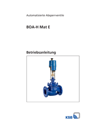 KSB BOA-H Mat E Betriebsanleitung