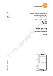IFM Electronic AC1391 Ergänzungs-Gerätehandbuch
