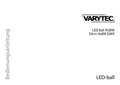 Varytec LED Ball RGBW 50cm 4x8W DMX Bedienungsanleitung