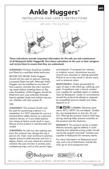Bodypoint Ankle Huggers Installations- Und Gebrauchsanleitung