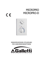Galletti MICROPRO series Handbuch