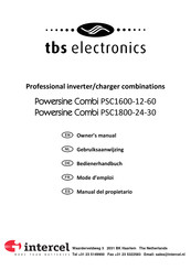tbs electronics Powersine Combi series Bedienerhandbuch