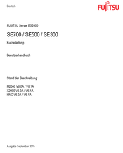 Fujitsu BS2000 SE500 Kurzanleitung