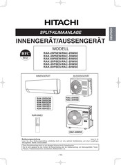 Hitachi RAK-35PSES Bedienungsanleitung