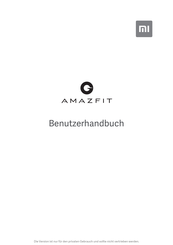 Xiaomi Amazfit Bip Benutzerhandbuch