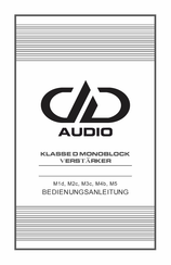 DD Audio M4b Bedienungsanleitung