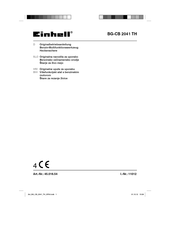EINHELL BG-CB 2041 TH Originalbetriebsanleitung