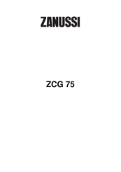 Zanussi ZCG 75 Handbuch