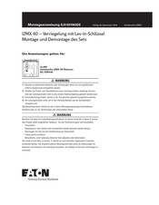 Eaton UL489 Montageanweisung