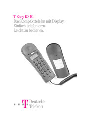 T-Mobile T-Easy K310 Handbuch