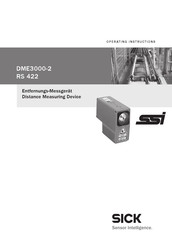 SICK DME3000-2 RS 422 Gebrauchsanweisung