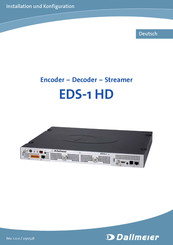 Dallmeier EDS-1 HD Installation Und Konfiguration