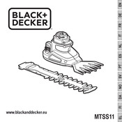 Black+Decker MTSS11 Bersetzung Der Ursprünglichen Anweisungen