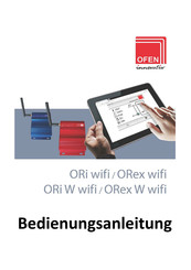 OFEN innovativ ORi W wifi Bedienungsanleitung