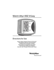 WelchAllyn OSZ 3 Easy Bedienungsanleitung