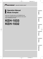 Pioneer KEH-1032 Bedienungsanleitung